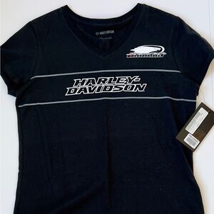 Harley Davidson Black Graphic T-Shirt